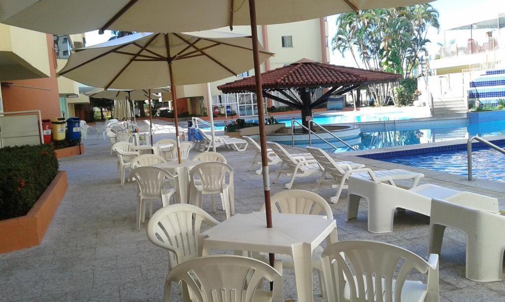 Caldas Novas - Go - Apartamento Parque Das Aguas Quentes Bloco 1 - Em Frente Clube Prive Exterior foto